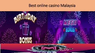 Best online casino malaysia