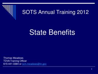 SOTS Annual Training 2012