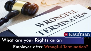 What are your Rights as an Employee after Wrongful Termination?