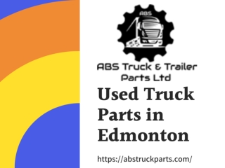 Used Truck Parts in Edmonton