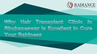 Why Hair Transplant Clinic in Bhubaneswar is Excellent to Cure Your Baldness