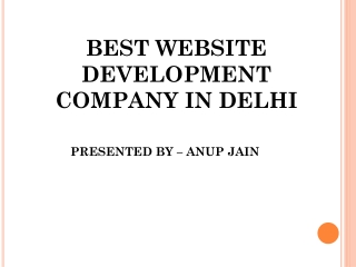 website development company in Delhi