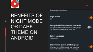 Benefits of Night or Dark Mode in Android