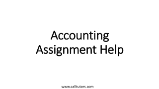 Accounting Assignment Help