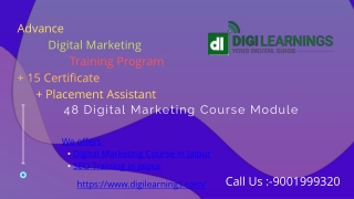 Join Advance Digital Marketing Program