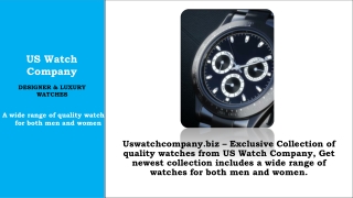 US Watch CompanyBiz