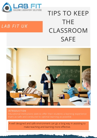 How to Keep Your Classroom Safe and Clean?