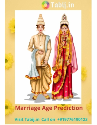 Marriage Age Prediction 20-28: Get an Exact time of marriage   91 9776190123