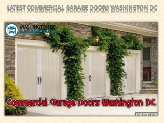 Latest Commercial Garage Doors Washington DC
