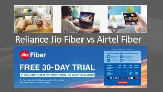 JioFiber vs Airtel Fiber Latest Offer