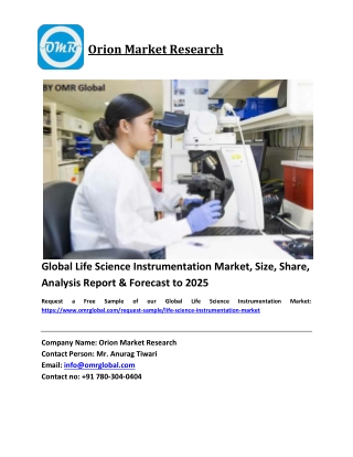 Global Life Science Instrumentation Market Size, Industry Trends, Share and Forecast 2019-2025