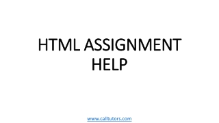 HTML ASSIGNMENT HELP