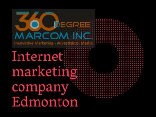 Internet marketing company Edmonton