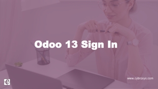 Odoo 13 Sign In Module