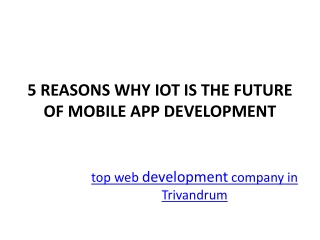 zewia-5 Ways IoT is Impacting Mobile App Development