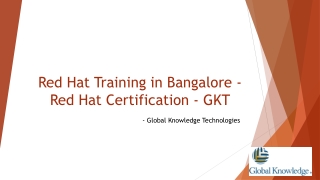 Red Hat Training in Bangalore - Red Hat Certification - GKT