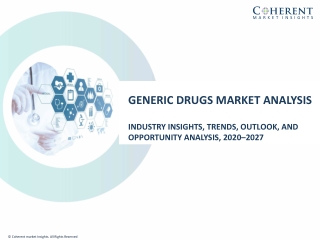 Generic Drugs Market Size, Share, Outlook, and Opportunity Analysis, 2018 – 2026