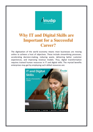 Why IT and Digital Skills are Important for a Successful Career?