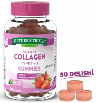 BEAUTY COLLAGEN TYPE 1 & 3 GUMMIES - 60 Gummies, NT15541