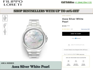 Filippo Loreti: Asea Silver White Pearl