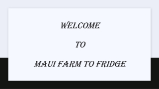 Maui Food Delivery