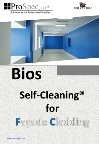 Bios Self-Cleaning® for Façade Cladding