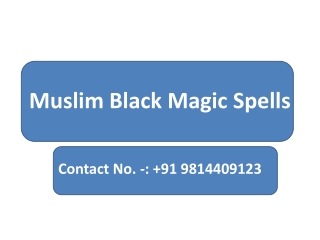 Black Magic Specialist