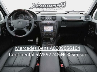 Mercedes Benz A0009056104 Continental 5WK97248 NOX Sensor