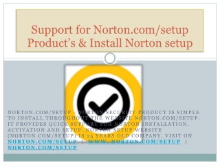 Norton.com/setup | Download Norton Setup with code | www.norton.com/setup