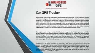 Car GPS Tracker