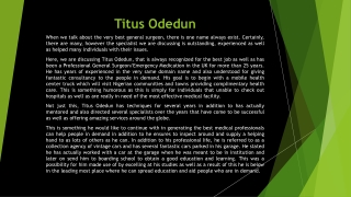 Titus Odedun