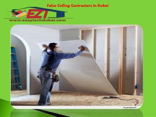 False Ceiling Contractors In Dubai