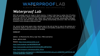 Waterproof Lab