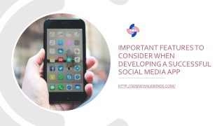 Important Features to Consider When Developing a Successful Social Media App