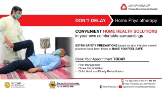 Don't Delay Home Physiotherapy