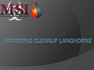Hoarding Cleanup Langhorne
