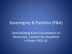 Sovereignty Partition PA