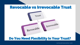 Revocable vs Irrevocable Trust | Do You Need Flexibility In Your Trust?