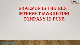 Sdaemon is the best Internet Marketing Company in Pune
