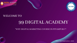 What will you learn in Digital Marketing Course in Pitampura?