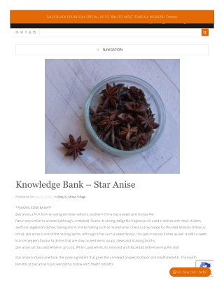 Knowledge Bank – Star Anise