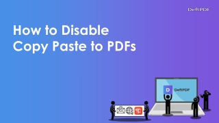 How to Disable Copy Paste on your PDF