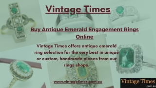 Buy Antique Emerald and Ruby Jewellery Online - VintageTimes