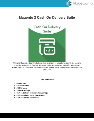Magento 2 Cash On Delivery Suite