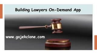 Building Lawyers On-Demand App