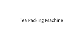 Rice Packing Machine