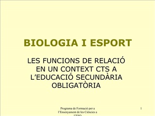 BIOLOGIA I ESPORT