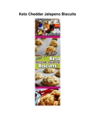 Keto Cheddar Jalapeno Biscuits