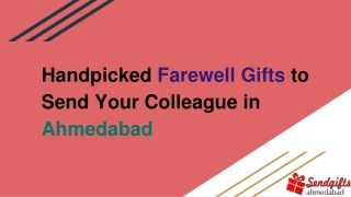 Handpicked Farewell Gifts to Send Your Colleague in Ahmedabad