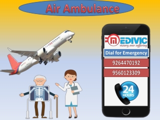 Medivic Aviation Air Ambulance Service in Chennai and Bhopal by Medivic Aviation at Low Price